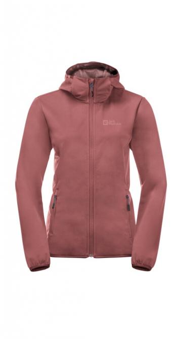 Jack Wolfskin WINDHAIN HOODY W (red ochre)