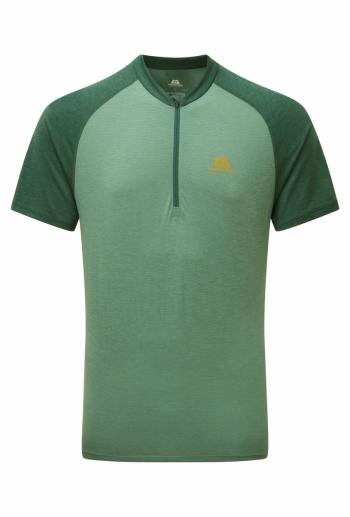 Mountain Equipment NAVA SS MENS ZIP TEE (sage/fern)