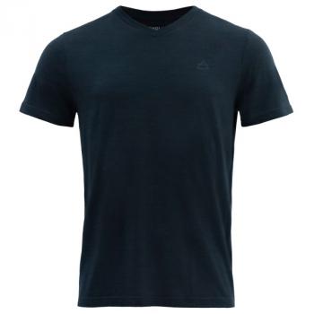 Devold HAREID MAN TEE V-NECK (ink)