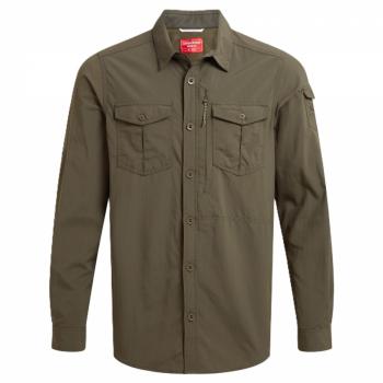 Craghoppers NosiLife ADVENTURE LS SHIRT III MEN (woodland green)